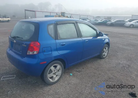 2007 Chevrolet Aveo 5 Ls z USA, uszkodzony, nr VIN KL1TD66697B783325